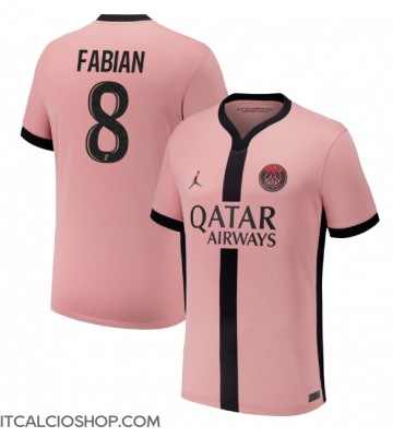 Paris Saint-Germain Fabian Ruiz #8 Terza Maglia 2024-25 Manica Corta